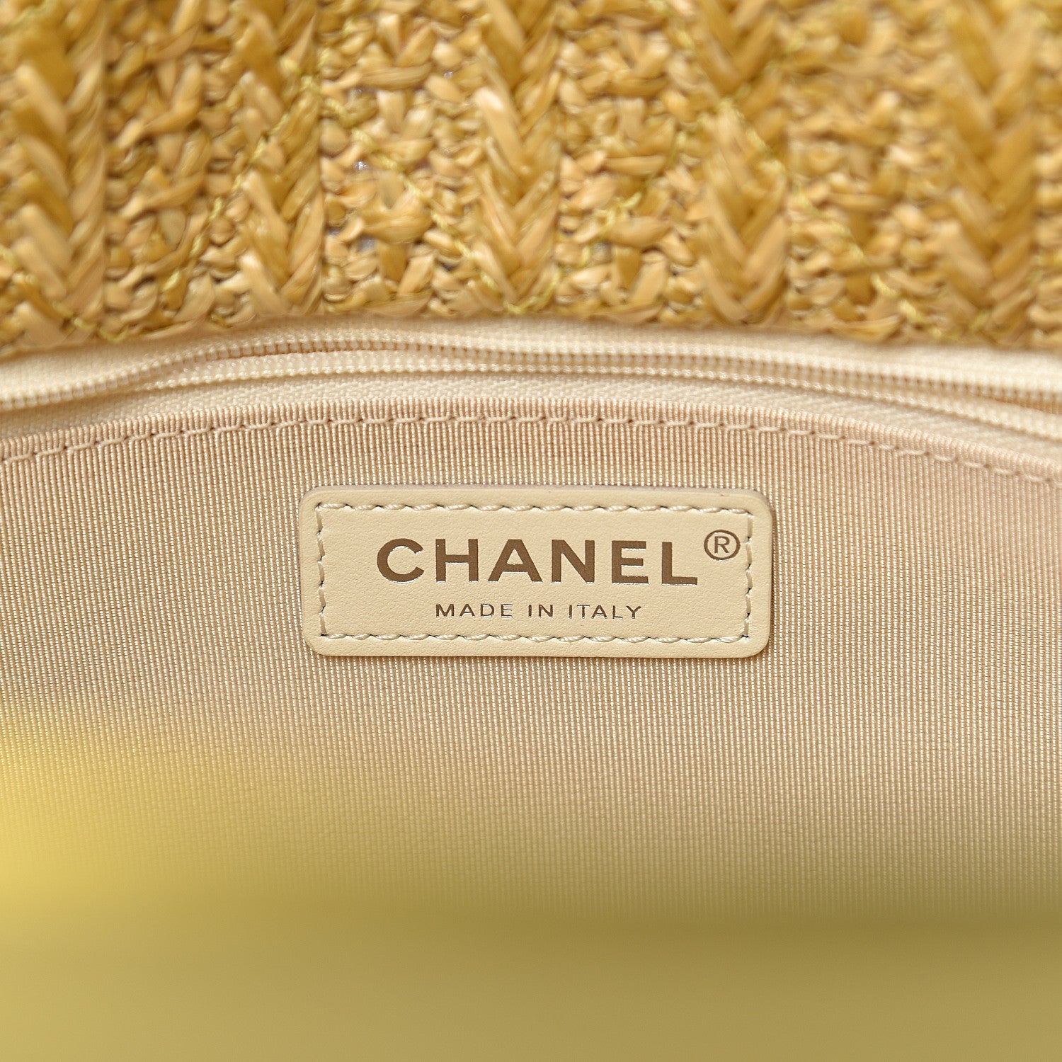 Chanel Calfskin PVC 31 Bag Yellow 6 of 10