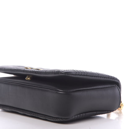 Burberry Grainy Calfskin Quilted Mini Lola Bag Black 7 of 11