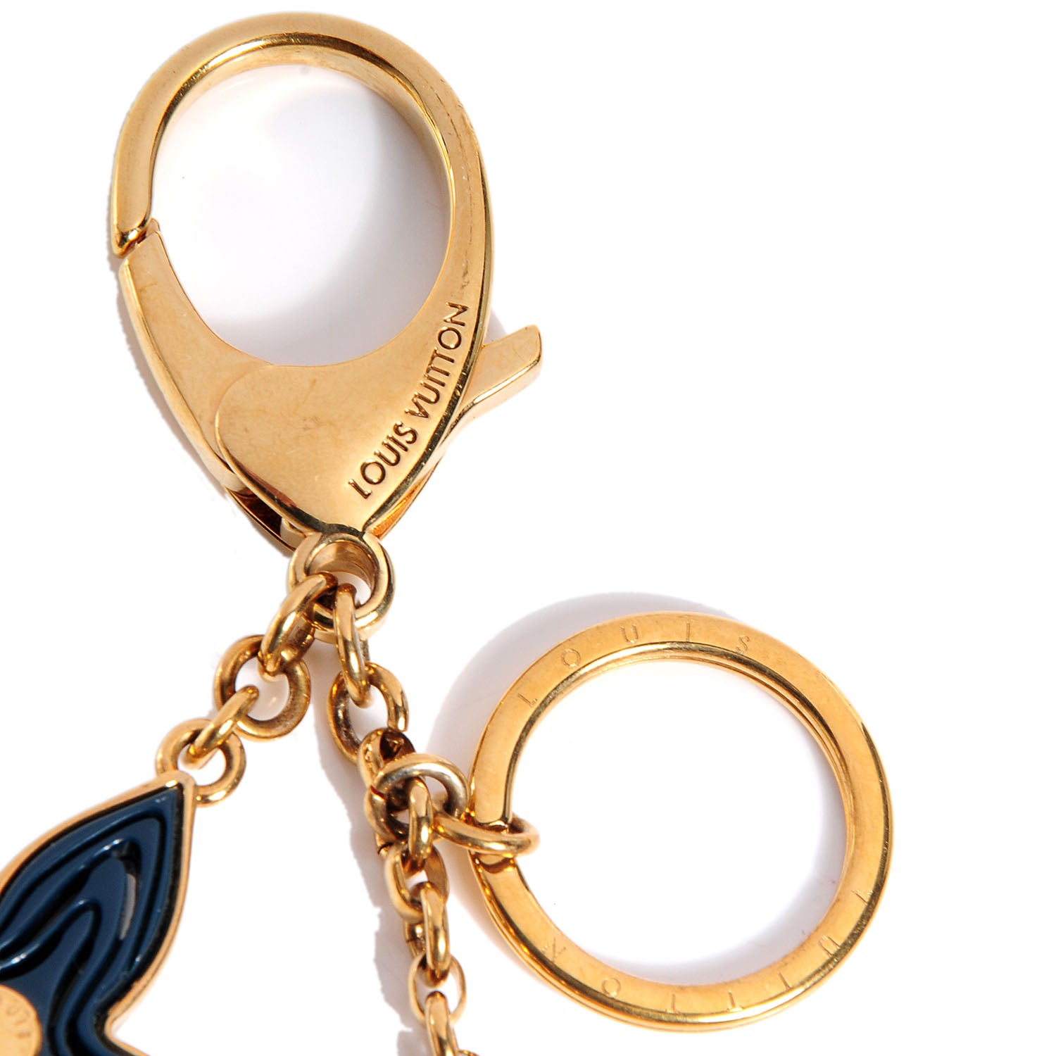 Louis Vuitton Resin Naif Bag Charm Rose 3 of 5