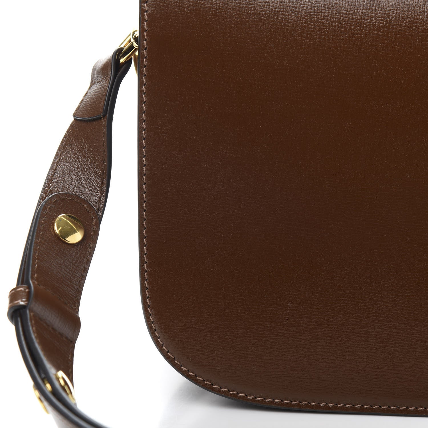 Gucci Azalea Calfskin Horsebit 1955 Shoulder Bag Brown Sugar 11 of 12