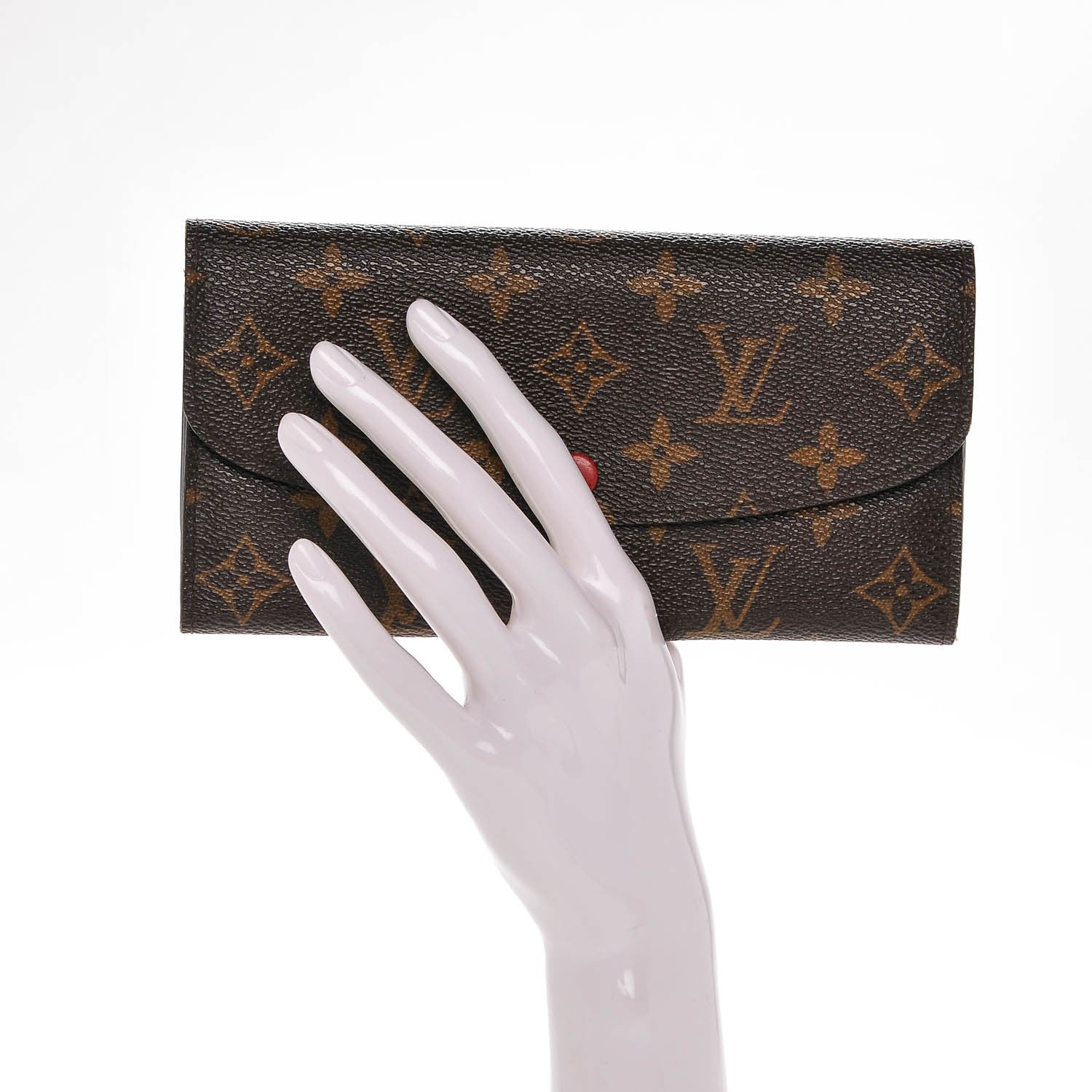 Louis Vuitton Monogram Emilie Wallet Red 2 of 6