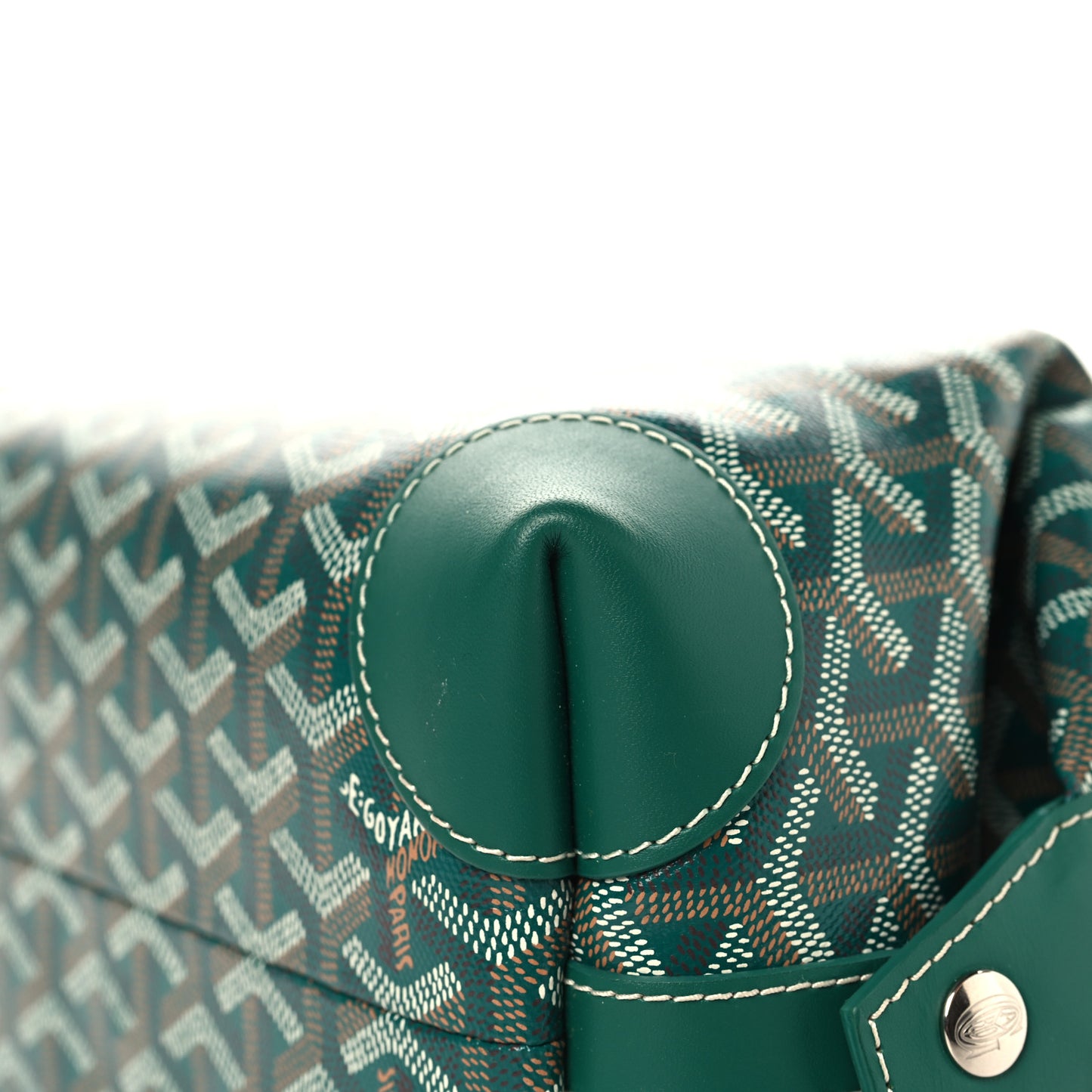 Goyardine Boeing 25 Trousse de Toilette Green