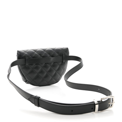 Chanel Calfskin Quilted Waist Belt Bag Black 3 of 10