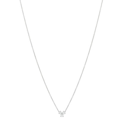Tiffany Platinum Diamond .30ctw Aria Pendant Necklace 1 of 4