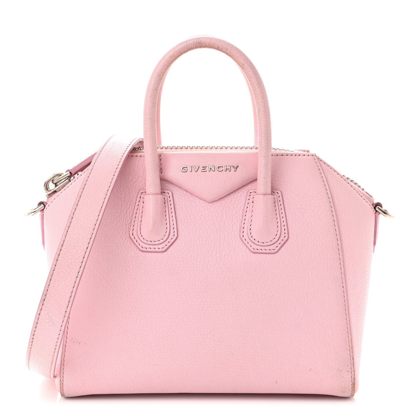 Sugar Goatskin Mini Antigona Pink