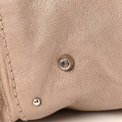 Chloe Metallic Calfskin Medium Paddington Satchel Taupe 12 of 14