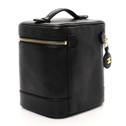 Chanel Caviar Vanity Cosmetic Case Black 3 of 8