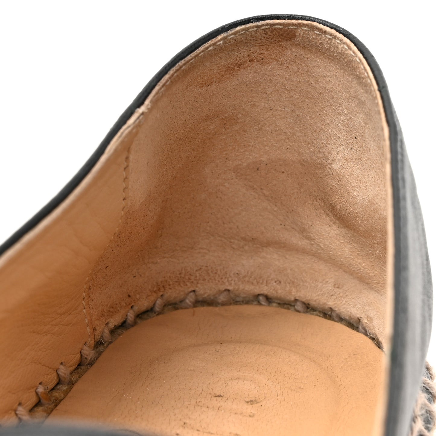 Lambskin CC Espadrilles 38 Black