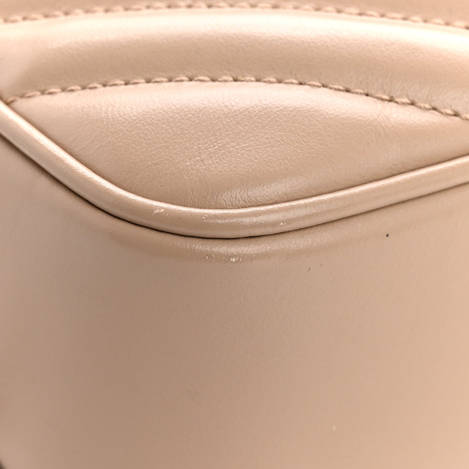 Saint Laurent Calfskin Matelasse Monogram Lou Camera Bag Dark Beige 14 of 14