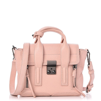 3.1 Phillip Lim 3.1 Textured Calfskin Mini Pashli Satchel Petal 1 of 8