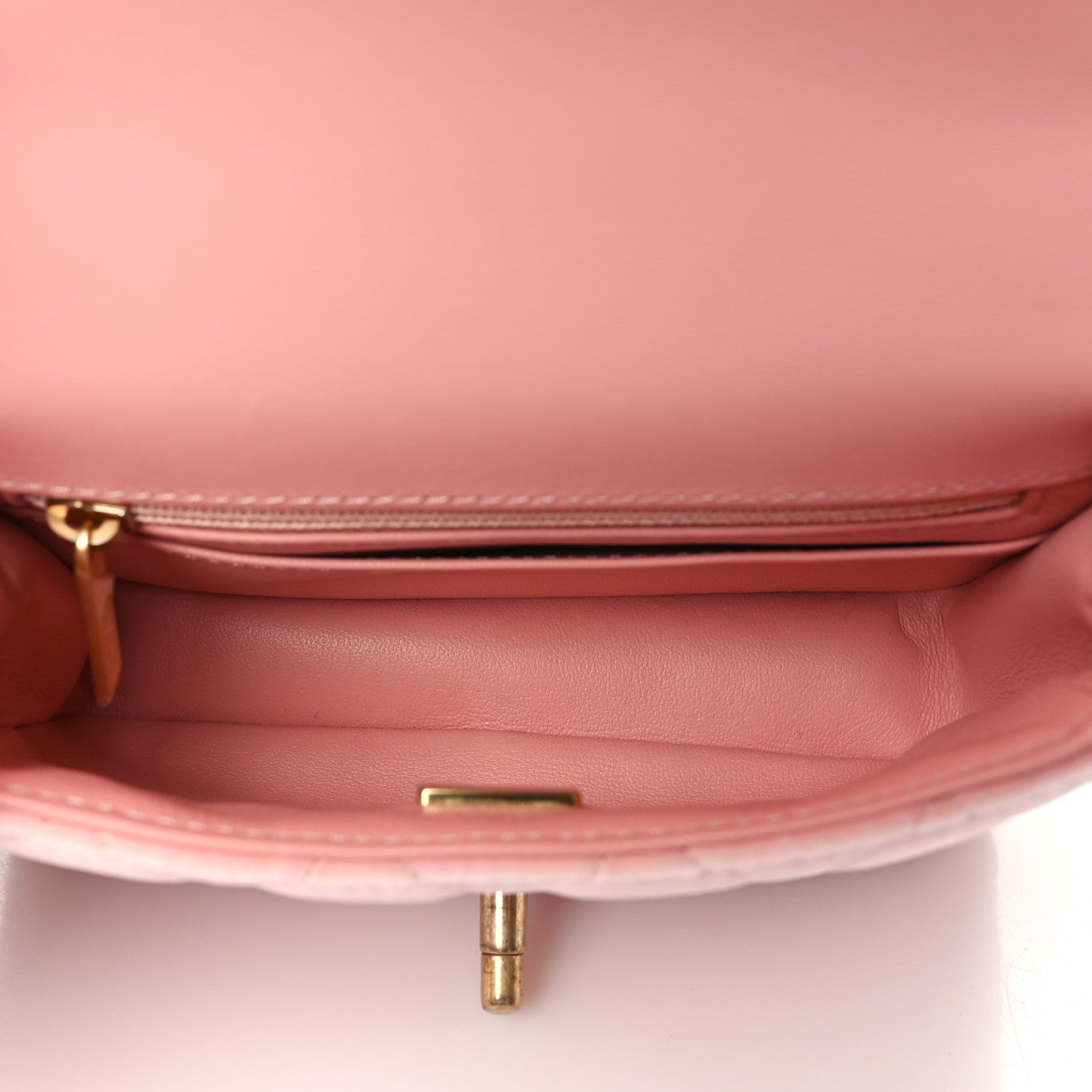 Chanel Velvet Enamel Mini Flap Light Pink 5 of 10
