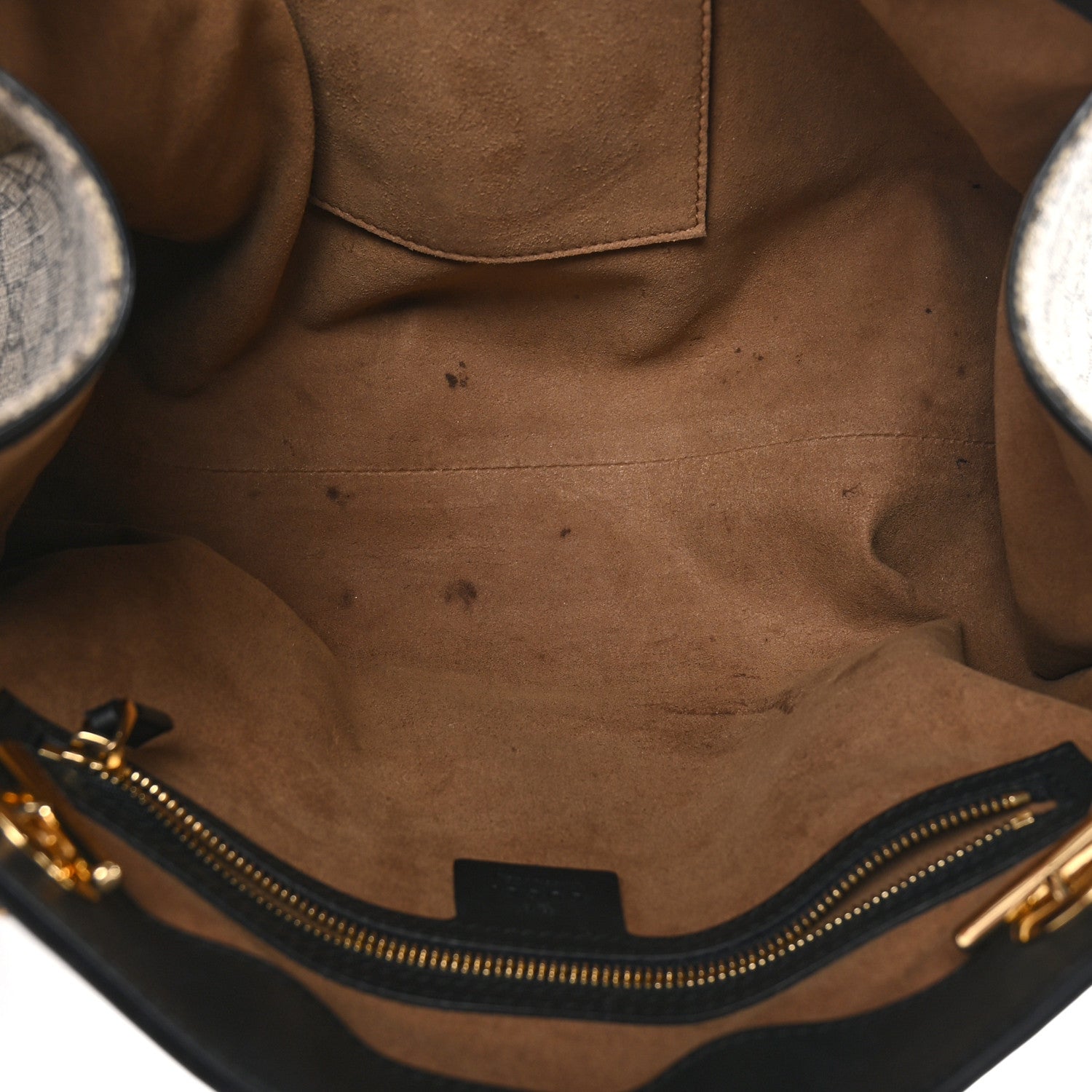 Gucci GG Supreme Monogram Medium Padlock Tote Black 5 of 9