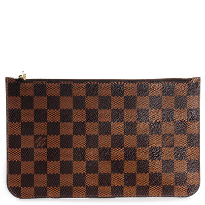 Louis Vuitton Damier Ebene Neverfull MM GM Pochette 1 of 7