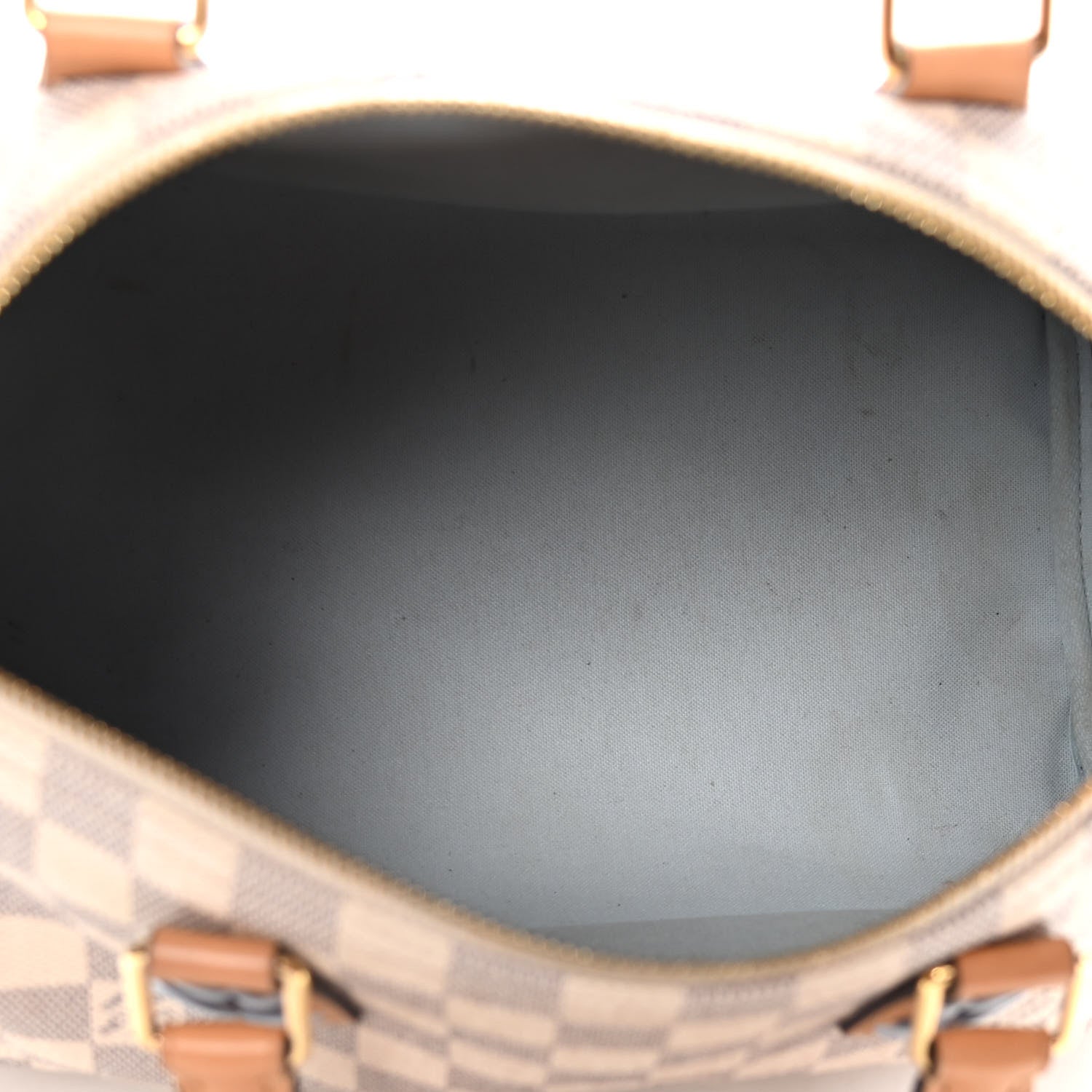 Louis Vuitton Damier Azur Braided Speedy Bandouliere 30 Blue 5 of 20