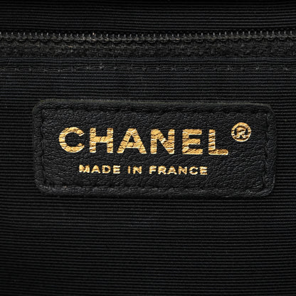 Chanel Lambskin Quilted Large Elegant CC Flap Beige Black 6 of 16