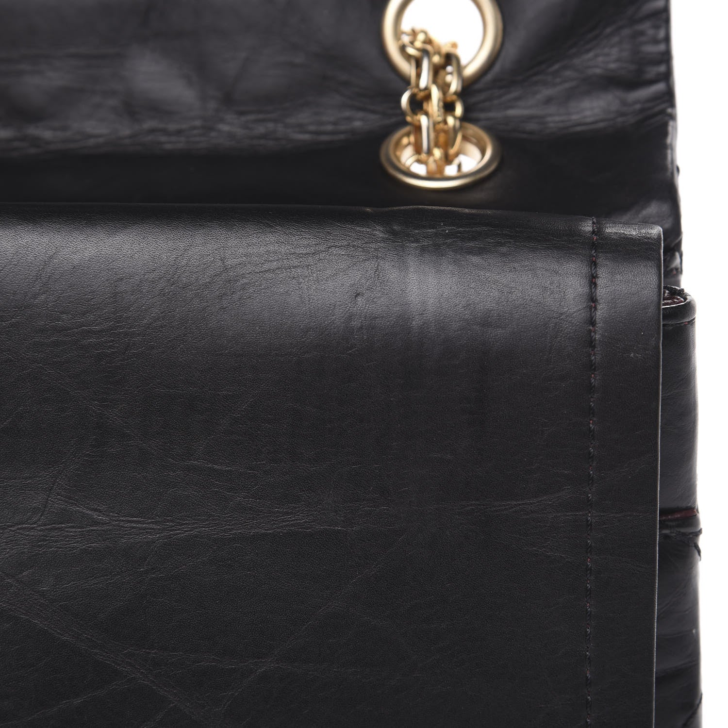 Chanel Aged Calfskin Quilted 2.55 Reissue 227 Flap Black 10 of 12