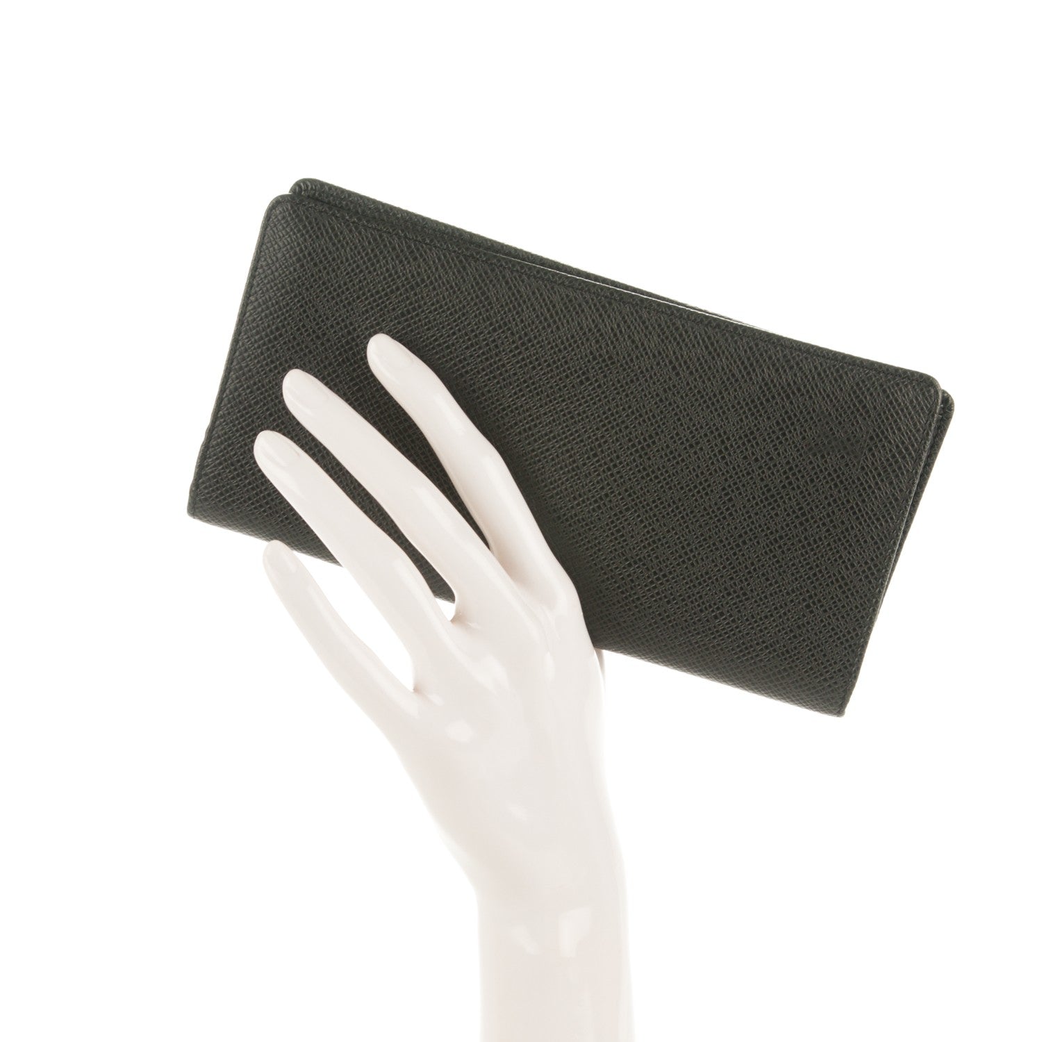 Louis Vuitton Taiga Brazza Wallet Ardoise 2 of 7