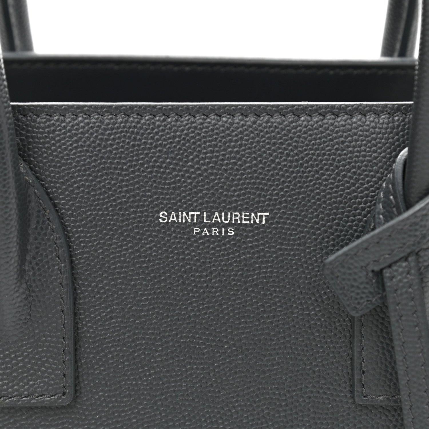 Saint Laurent Grain De Poudre Baby Sac De Jour Dark Smog 6 of 10