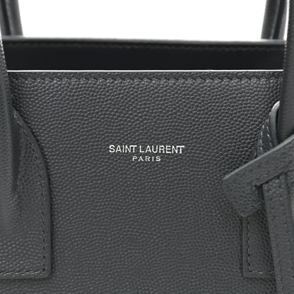 Saint Laurent Grain De Poudre Baby Sac De Jour Dark Smog 6 of 10
