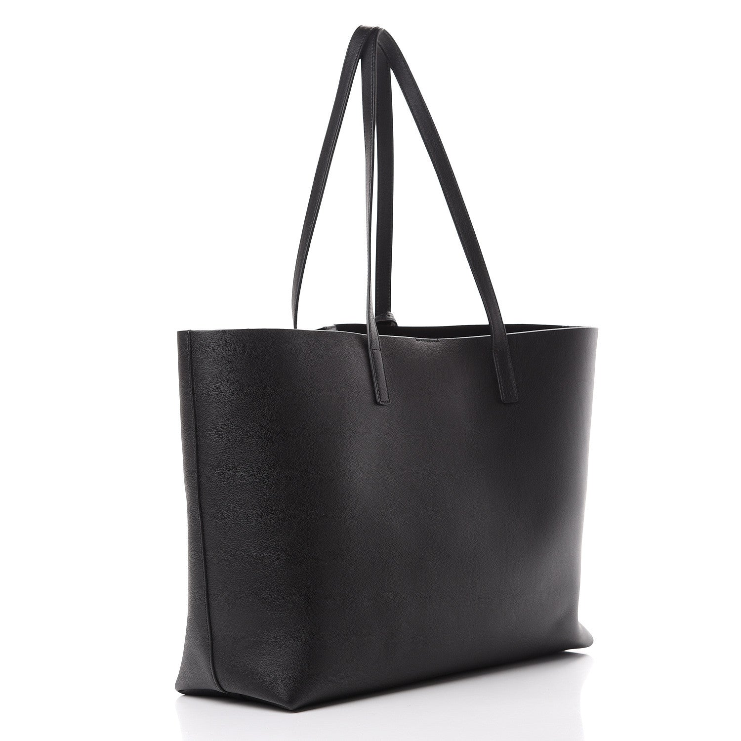 Saint Laurent Calfskin Large Shopping Tote Black 3 of 10