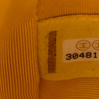 Chanel Lambskin Quilted Medium Chanel 19 Flap Yellow 9 of 10
