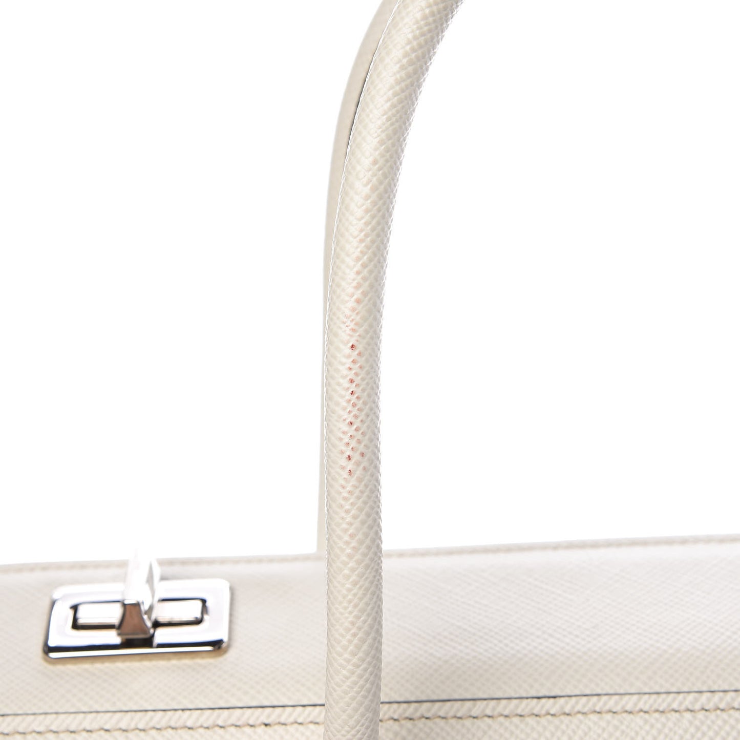 Saffiano Cuir Twin Tote Talco