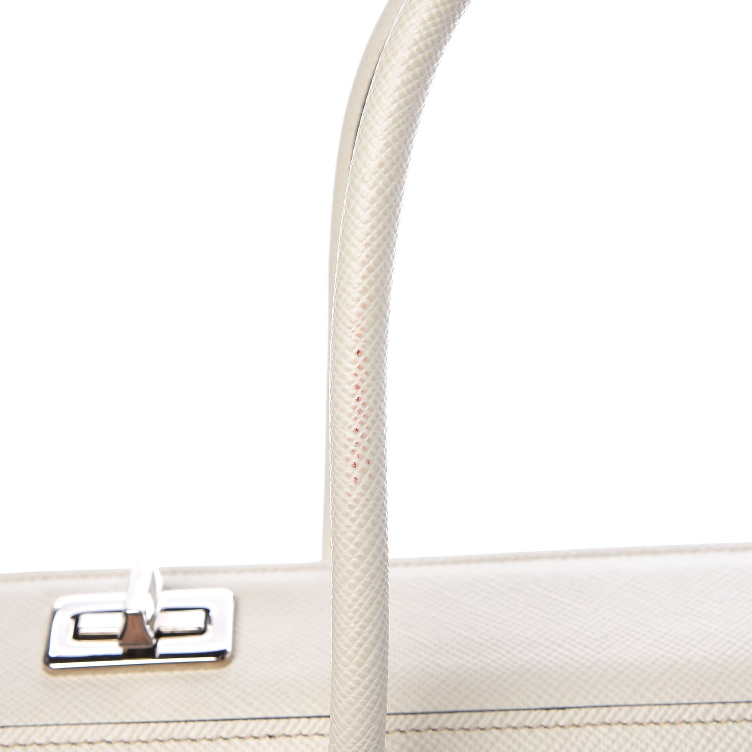 Prada Saffiano Cuir Twin Tote Talco 12 of 12