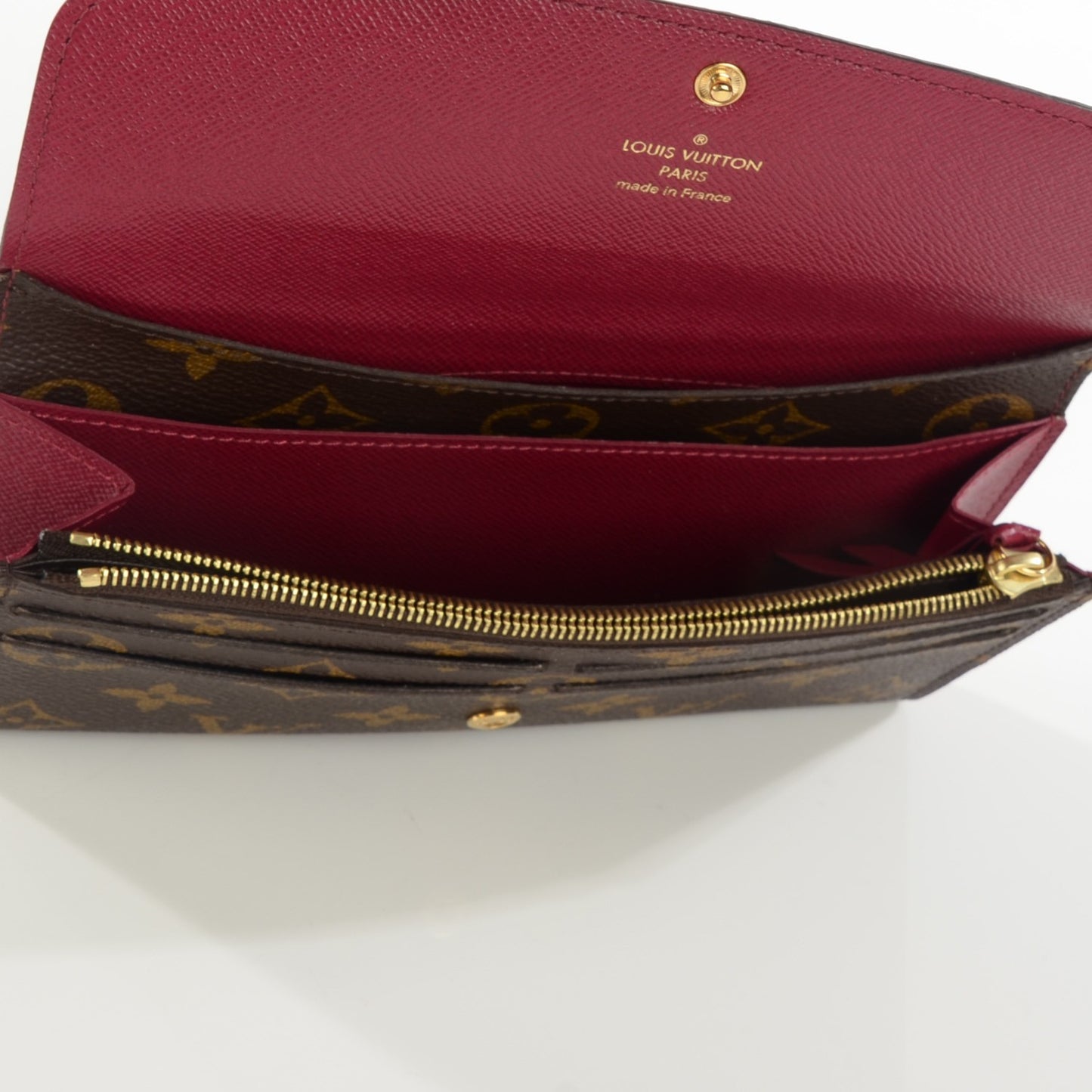 Monogram Emilie Wallet Fuchsia