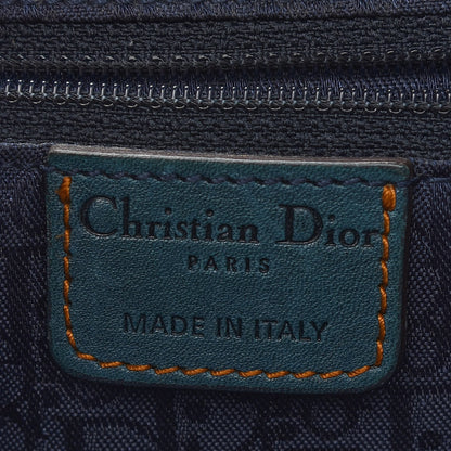 Christian Dior Calfskin Medium Gaucho Double Saddle Bag Dark Blue 5 of 8