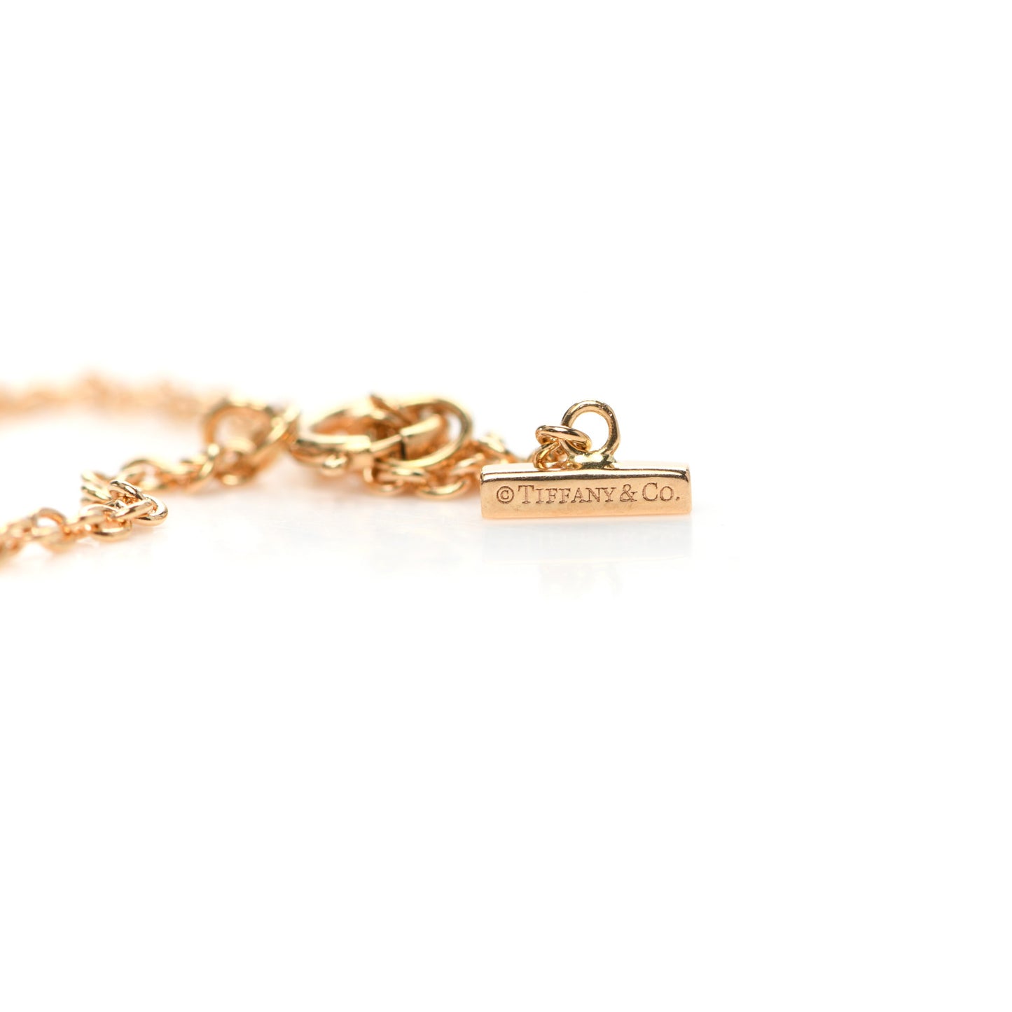 18K Rose Gold T Smile Bracelet