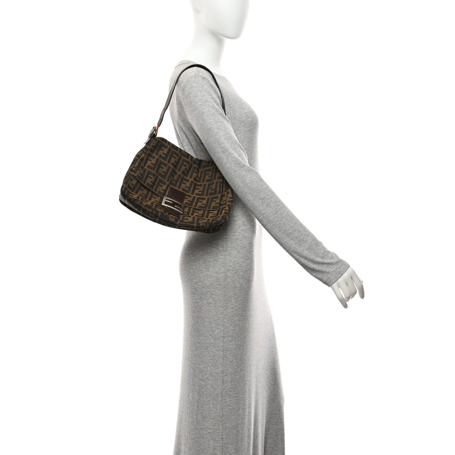 Fendi Zucca Mama Baguette Tobacco 2 of 10