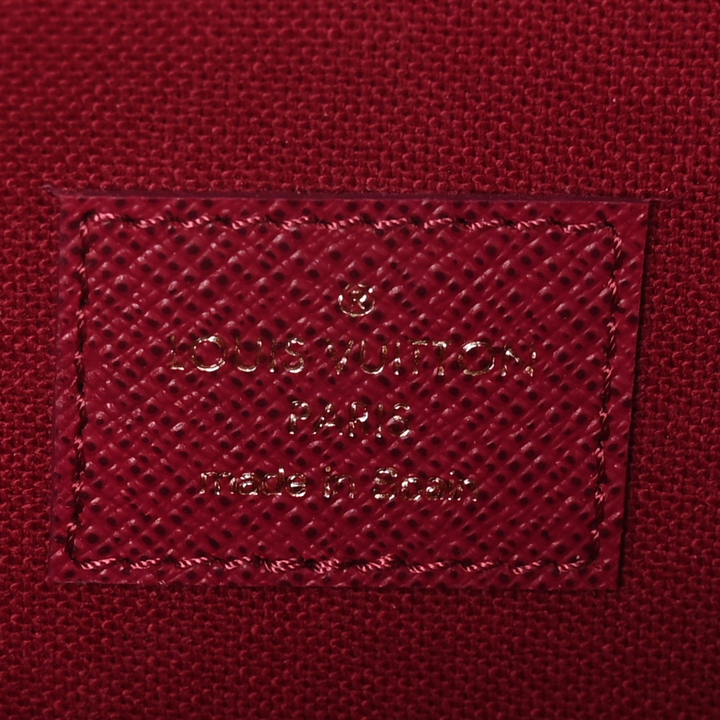 Monogram Pochette Felicie Chain Wallet Fuchsia