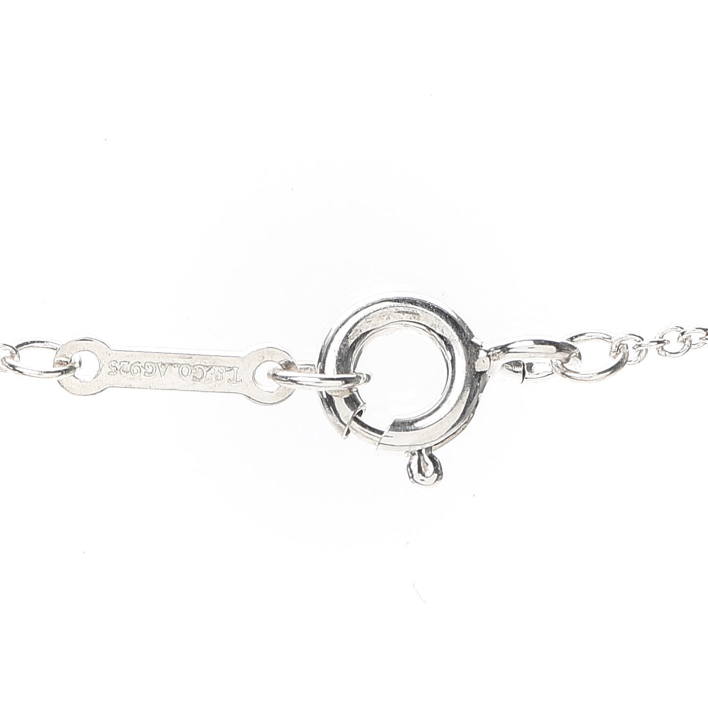 Sterling Silver Paloma Picasso Olive Leaf Heart Pendant Necklace