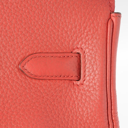 Hermes Taurillon Clemence Birkin 35 Bougainvillea 29 of 31