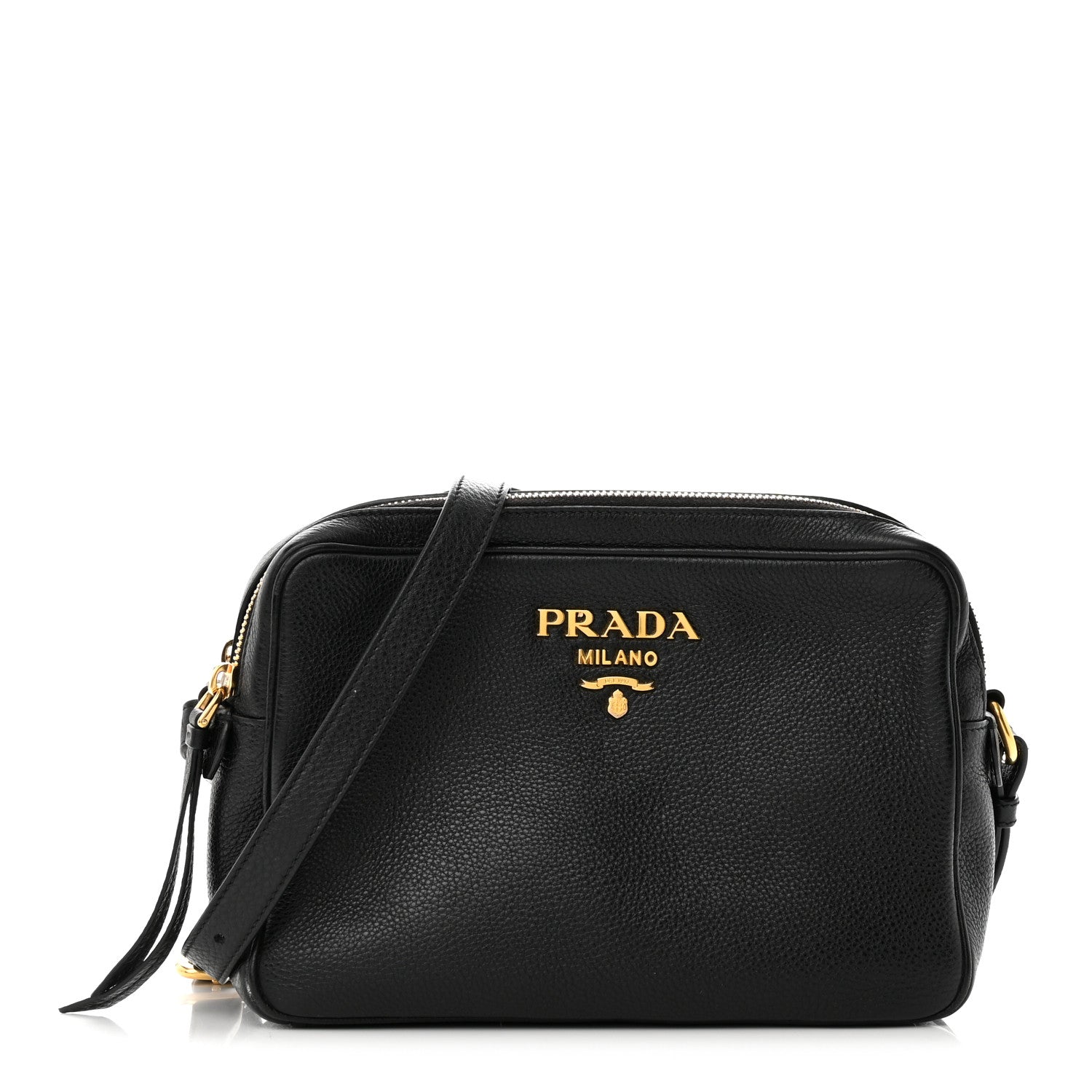 Prada Vitello Phenix Camera Bag Black 1 of 10