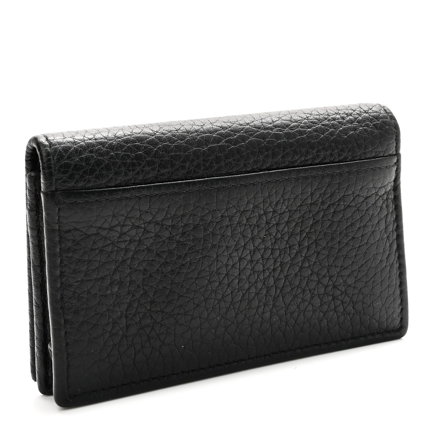 Vitello Grain Move Card Holder Black