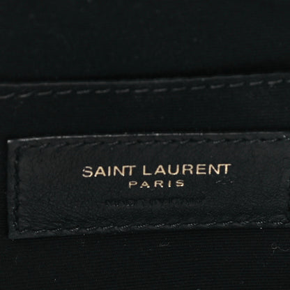 Saint Laurent Calfskin Matelasse Monogram Lou Camera Bag Dark Latte 6 of 10