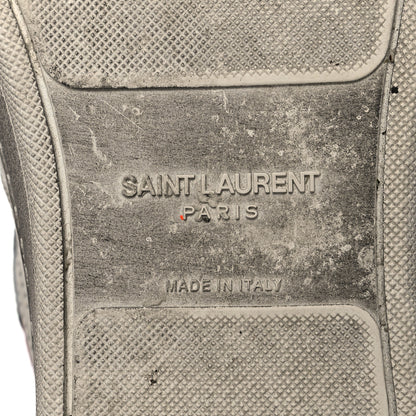 Saint Laurent Calfskin Perforated Court Classic SL/10H High Top Sneakers 43 White 9 of 11
