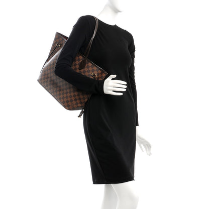 Louis Vuitton Damier Ebene Neverfull MM 3 of 28