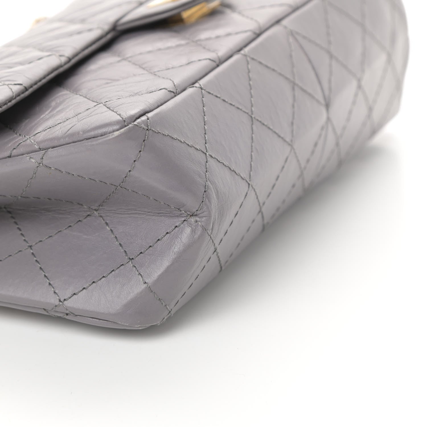 Chanel Aged Calfskin Quilted 2.55 Reissue 226 Flap Grey 9 of 18