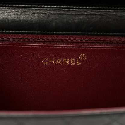 Chanel Lambskin Quilted Medium Single Flap Black 7 of 11