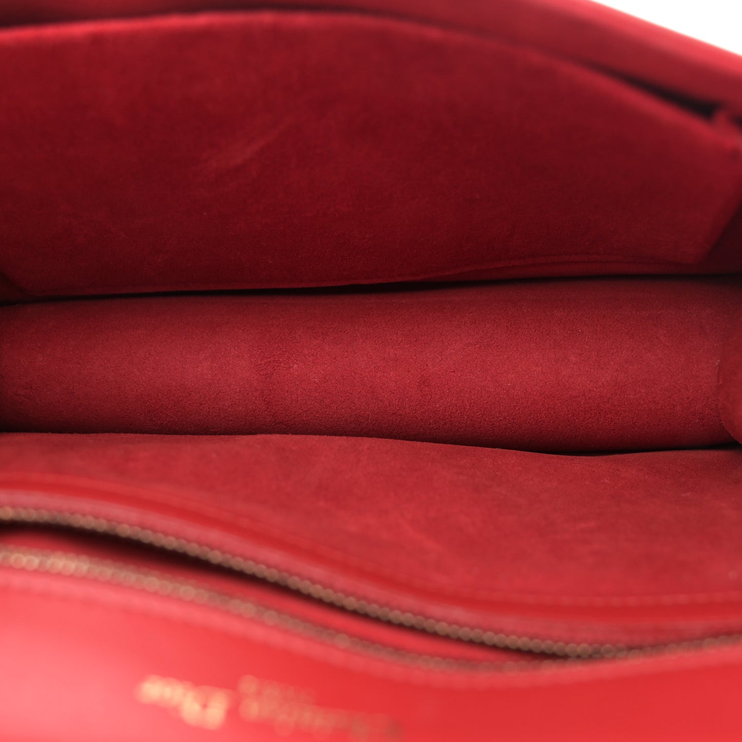 Calfskin Studded Medium Diorama Flap Bag Red