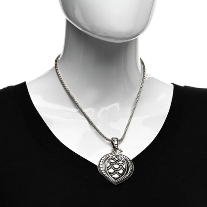 John Hardy Sterling Silver Naga Double Pendant Necklace 2 of 4
