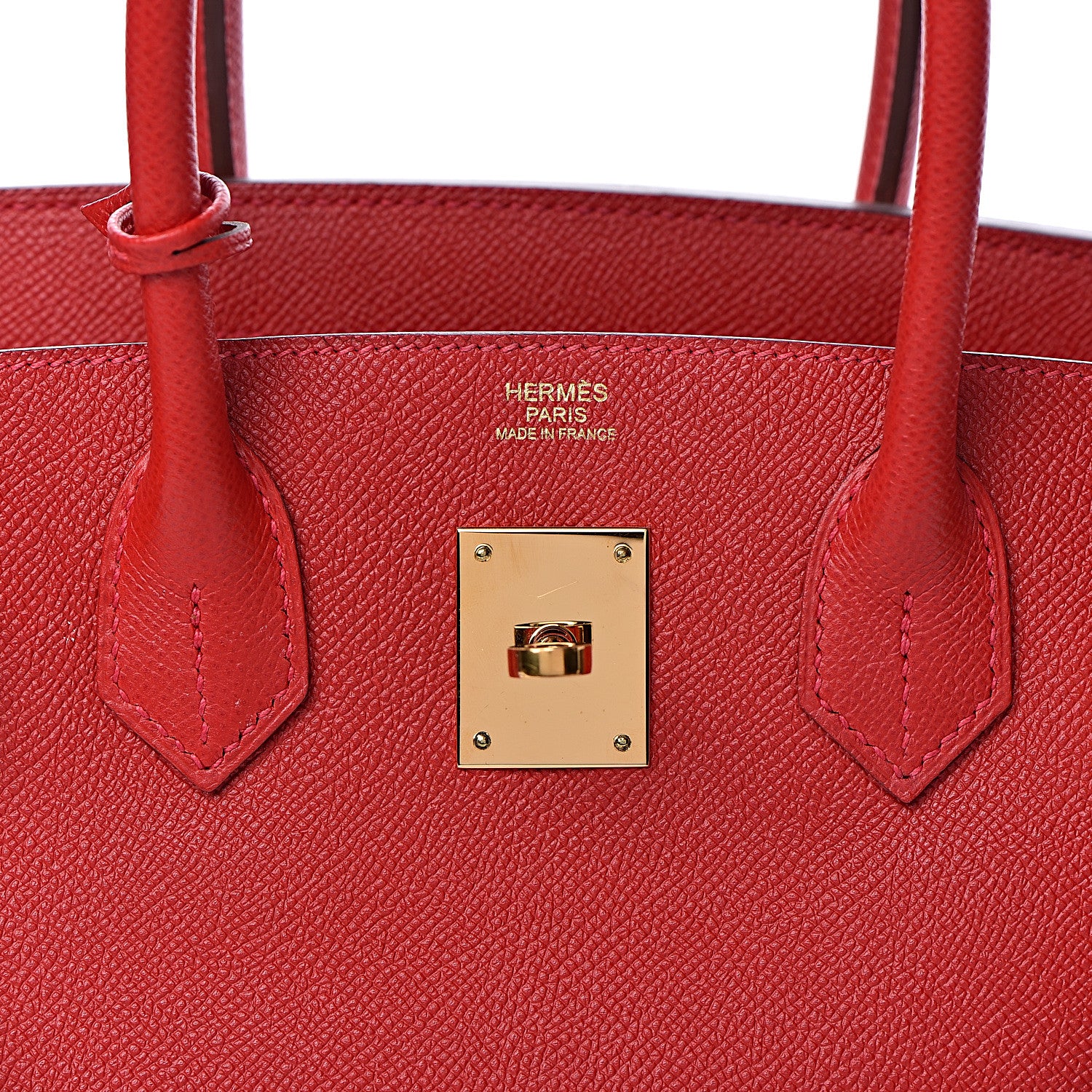 Hermes Epsom Birkin 30 Rouge Casaque 6 of 38