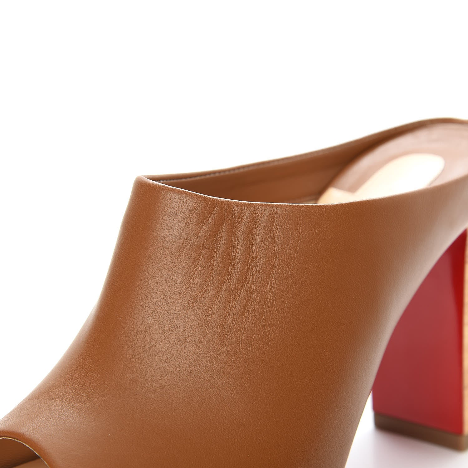Christian Louboutin Nappa Corinthe 100 Peep Toe Mule 36.5 9 of 9