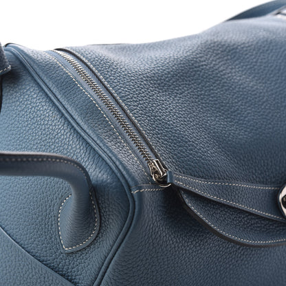 Hermes Taurillon Clemence Lindy 34 Bleu Jean 11 of 11