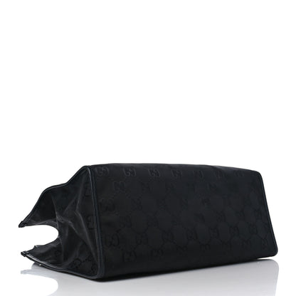 Gucci Econyl Nylon Monogram Large Off The Grid Tote Bag Black 4 of 9