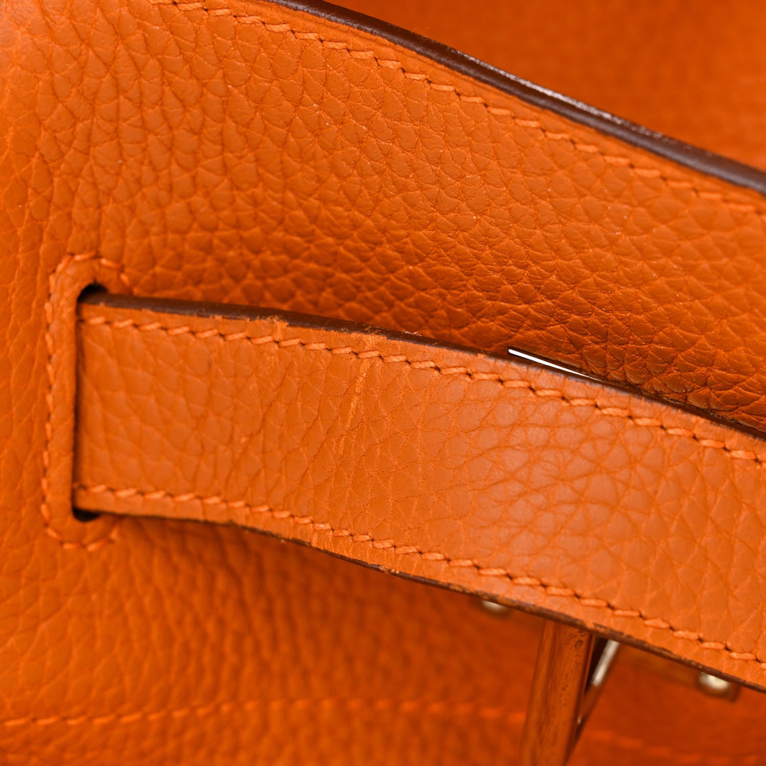 Hermes Taurillon Clemence JPG Birkin 42 Orange 18 of 30