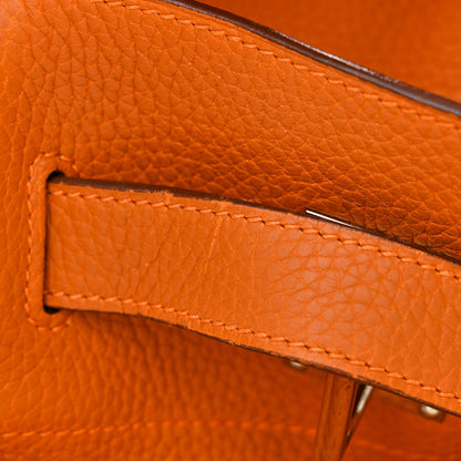 Hermes Taurillon Clemence JPG Birkin 42 Orange 18 of 30