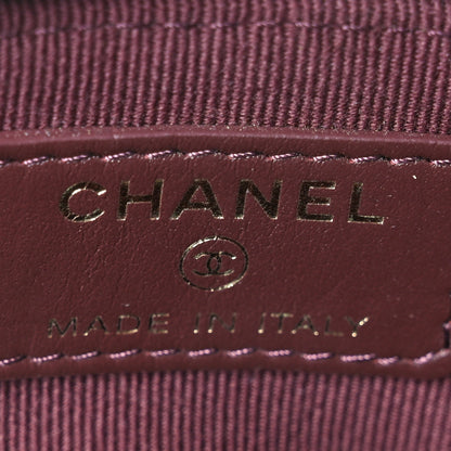 Chanel Caviar Quilted Zip Card Holder Wallet Black 6 of 8